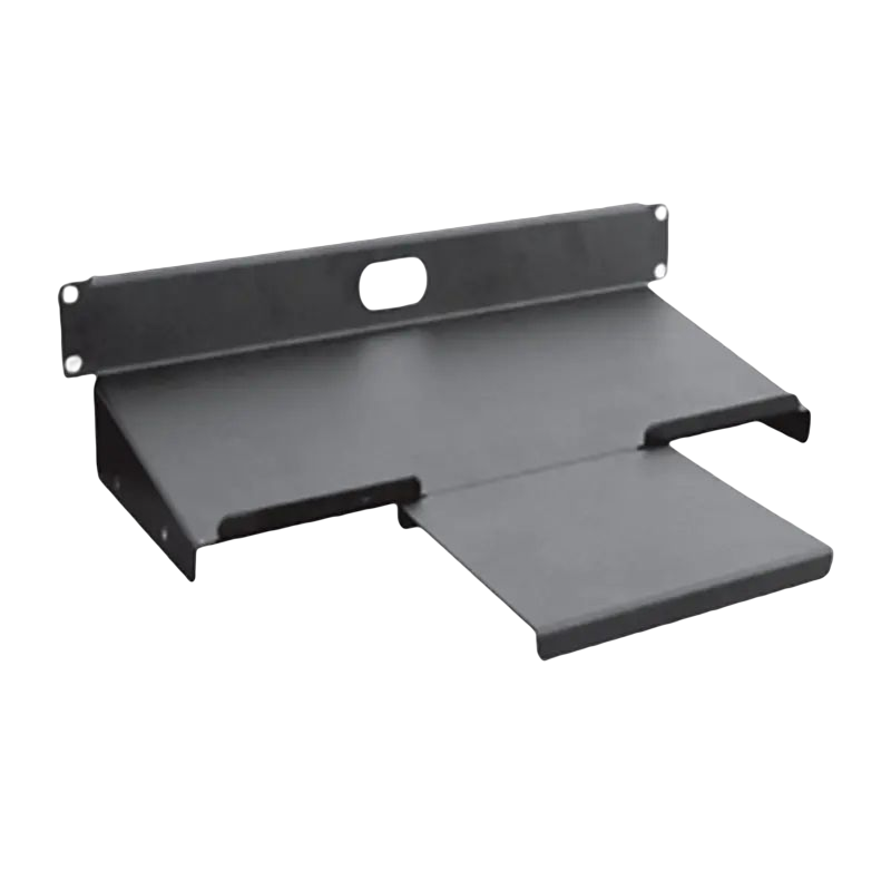 Reversible Mouse Tray Equipment Shelf with Keyboard