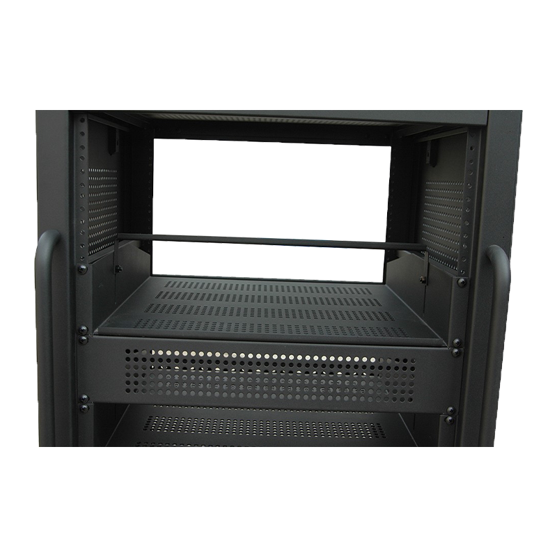 Home Theater Network Cabinet With Shelves