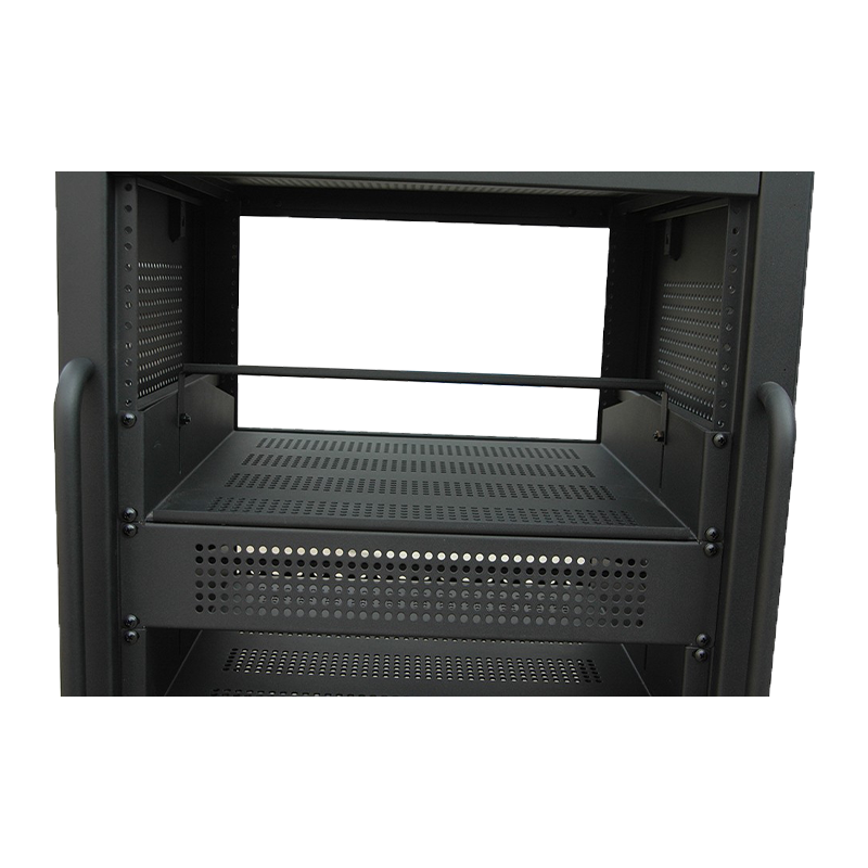 Home Theater Network Cabinet With Shelves