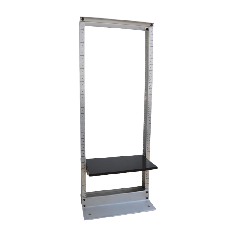 2 post Aluminum open frame floor rack
