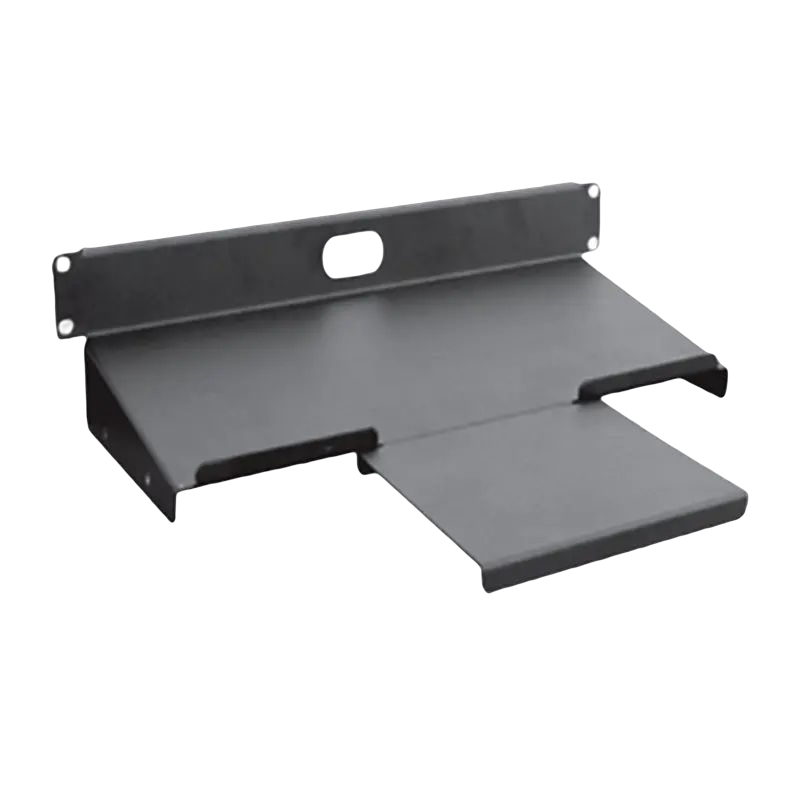 Reversible Mouse Tray Equipment Shelf with Keyboard